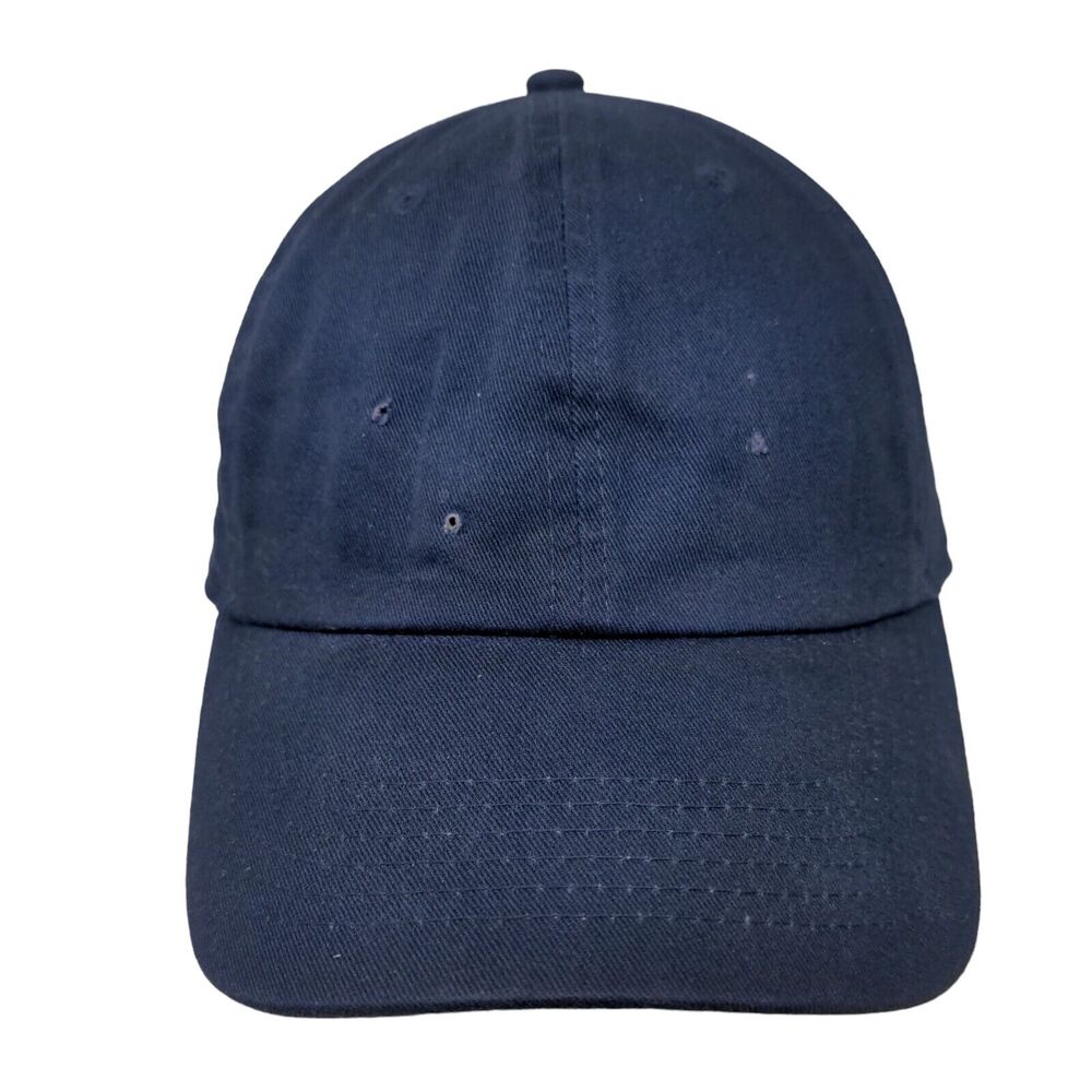 Falari Slideback Hat Blue OSFA Adjustable 6 Panel Vent Holes Blank